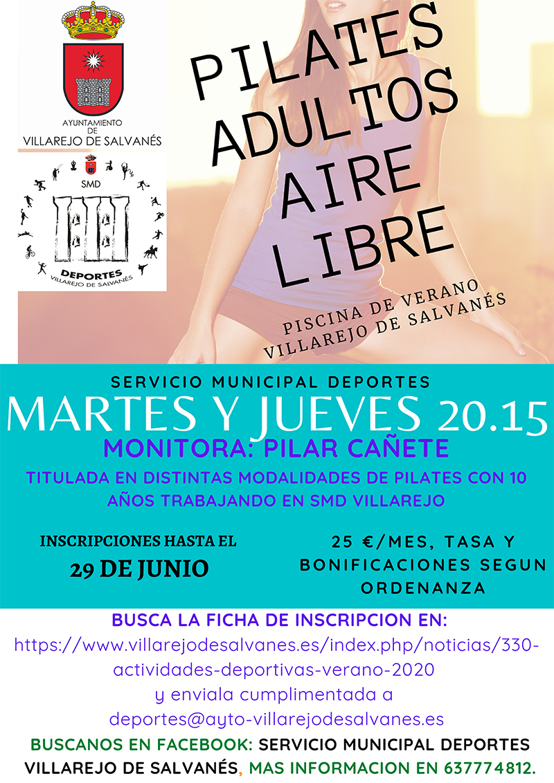 CARTEL PILATES JULIO